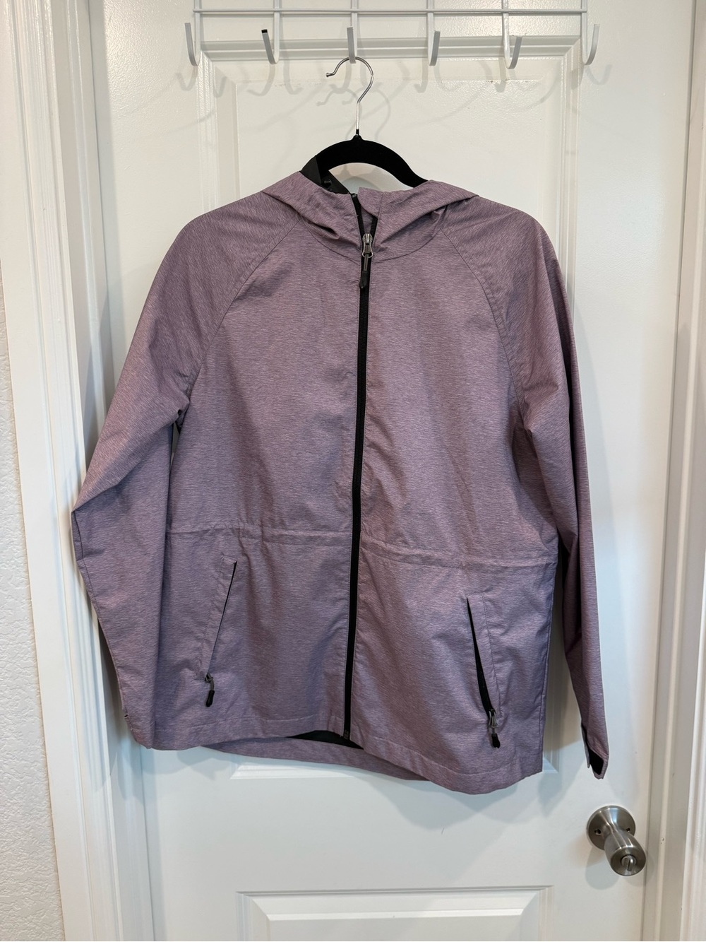 Lightweight Lavender Hooded Jacket - Women's